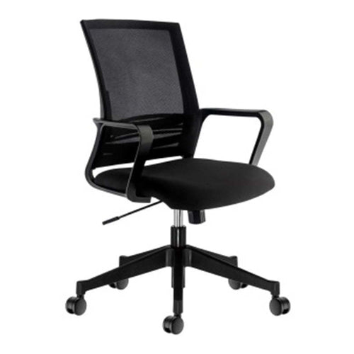 Ergonomic Mesh Mid-Back Office Chair, Black