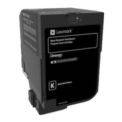 Lexmark CS720, CS725, CX725 Black Standard Yield Return Programme Toner Cartridge, 7000 Pages, 74C5SK0