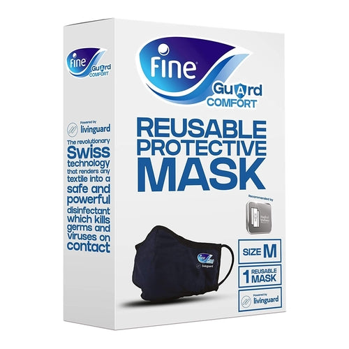 Fine Guard Comfort Reusable Protective Mask, Size M
