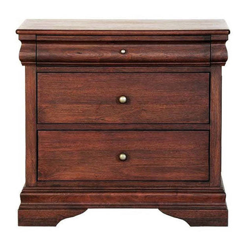 Louis Philippe French Classic Night Stand, 2 Drawers