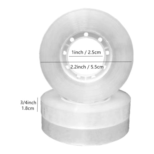 Minghaoda Clear Office Tape, 3/4 x 1000", Pack of 48