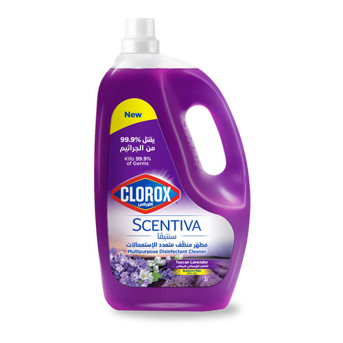 Clorox Scentiva Multipurpose Disinfectant Cleaner, Tuscan Lavender, 1.5L