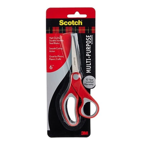 3M Scotch Home & Office Scissors, 6" (152.4mm)