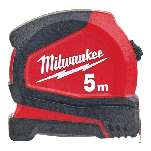 Milwaukee Pro Compact Tape Measure, 5m x 19mm, 4932459593