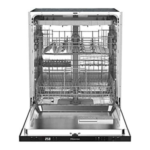 Hisense Dishwasher, 14 Place, 6 Programs, Black, H14DB