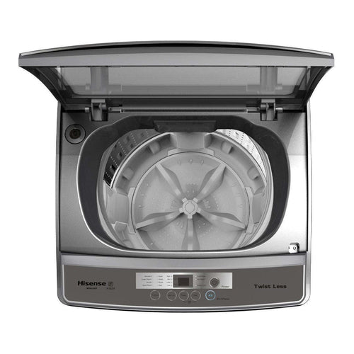 Hisense Top Load Washing Machine, 13Kg, Silver, WTX1302T