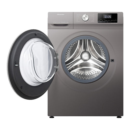 Hisense Front Load Washing Machine, 10Kg, Silver, WFQA1014EVJMT-JO