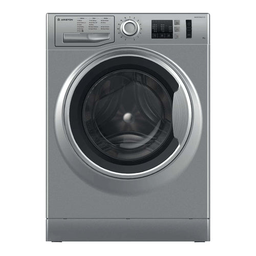 Ariston Front Loading Washing Machine, 8Kg, 15 Programs, NM11823SSEG