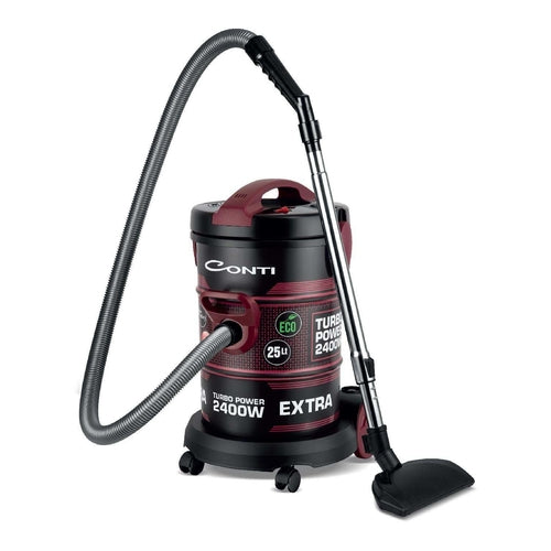 Conti Drum Vacuum Cleaner, 2400W, 25L Dust Capacity, VD-M24XL01-R