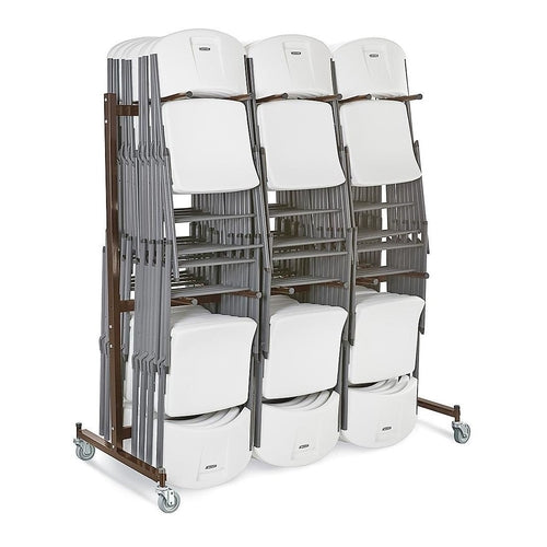 2 Tier Folding Chairs Dolly, 84 Chair Capacity