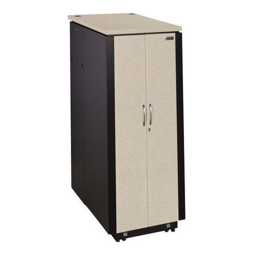 Black Box QuitCab Server Cabinet Rack, 42U, Light Grey