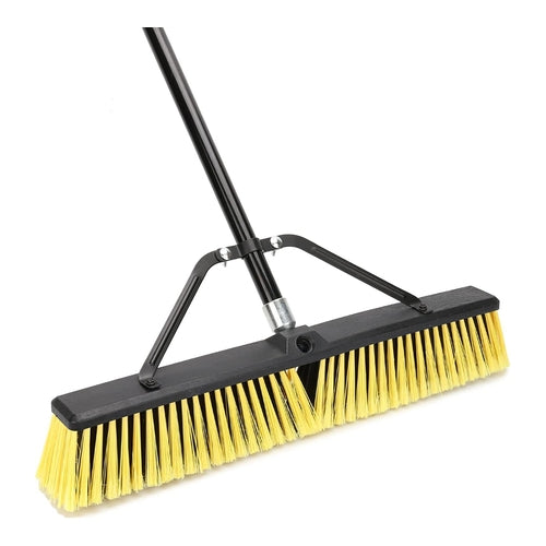 24" Push Broom Heavy Duty, Indoor / Outdoor