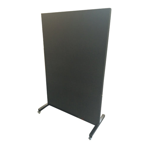Portable Black Partition, 2 x 1.8m