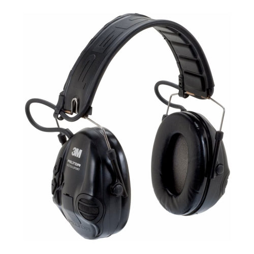 3M PELTOR Tactical Sport Electronic Headset Earmuff, Black, MT16H210F-SV