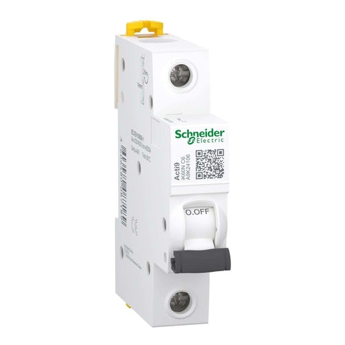 Schneider Electric Acti9 Miniture Circuit Breaker, iK60N, 1P, C Curve