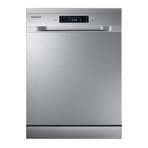 SAMSUNG Dishwasher, 13 Place Setting, 5 Programs, Silver, DW60M5050FW/FH