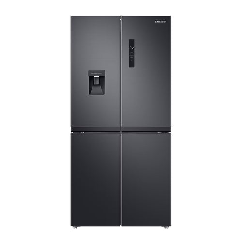 SAMSUNG French Door Refrigerator, 470L, Black, RF49A5202B1/LV