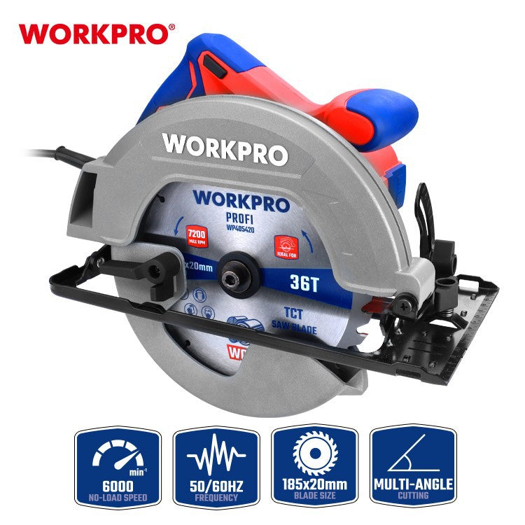 WORKPRO 185mm Professional Circular Saw, 1700W, WP471200
