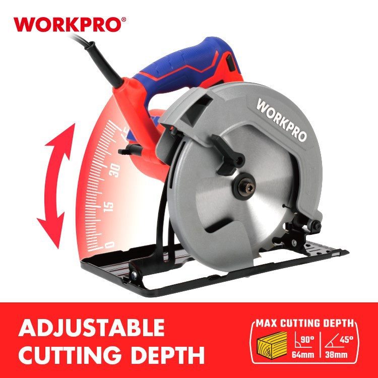 WORKPRO 185mm Professional Circular Saw, 1700W, WP471200