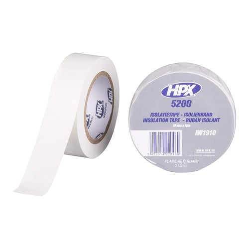 HPX Insulation Tape 5200, White, 10m x 19mm