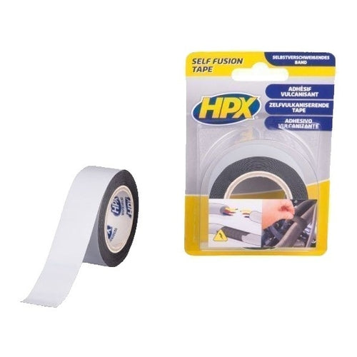 HPX Self Fusion Insulation Tape, Black, 3m x 25mm