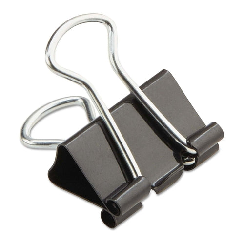 Eagle Binder Clips, 25mm, Black, Box of 12