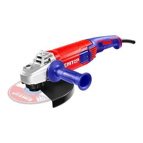 EMTOP Electric Angle Grinder, 2200W, 9" (230mm) Diameter, EAGR22093