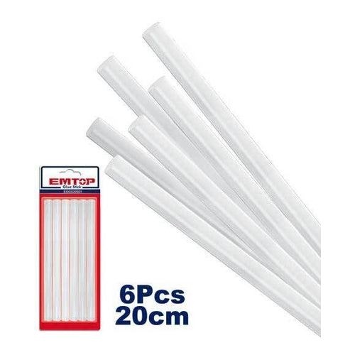 EMTOP Glue Gun Sticks, 11.2mm Diameter, 20cm Length, EGGS20601
