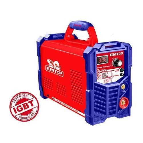 EMTOP Inverter MMA Welding Machine, 200A, 1.6-5mm, EWDEM2031