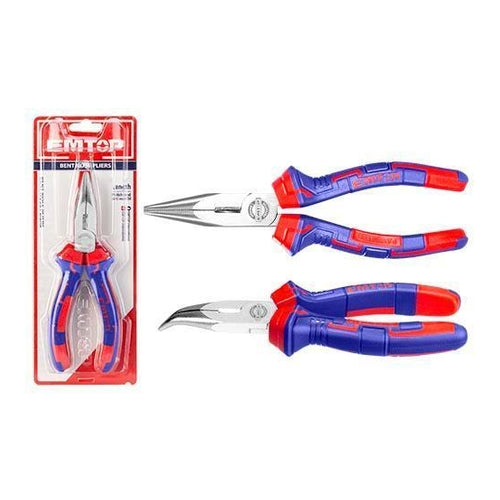 EMTOP Bent Nose Pliers, 6" (160mm), EPLRB0611