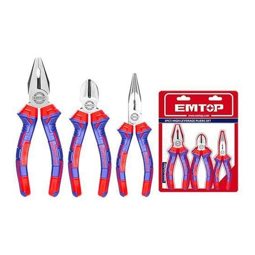 EMTOP Pliers Set, 3Pcs, EPLS0311