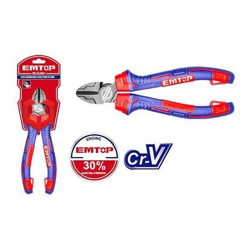 EMTOP High Leverage Combination Pliers, 8" (200mm), EPLRC0821