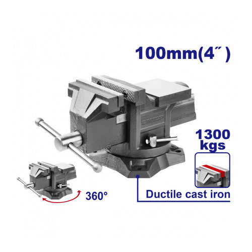 EMTOP Bench Vice, 4" (100mm), EBVEL0401