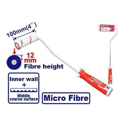 EMTOP Mini Roller Brush, 4" (100mm), ECBH061001