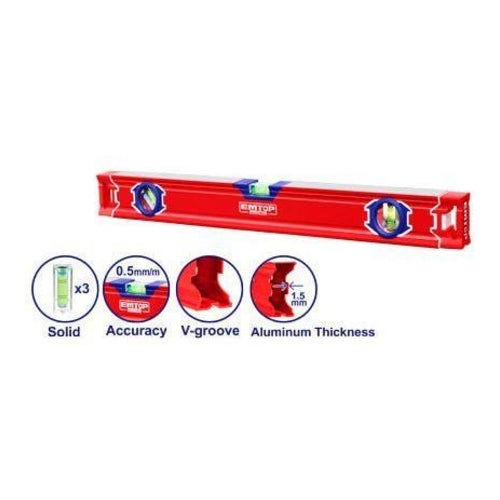 EMTOP Spirit Level, 60cm, ESLL26001