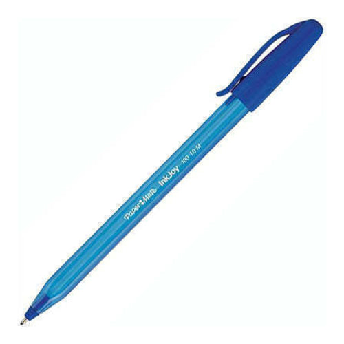Paper Mate InkJoy 100 Ball Pen, 1.0mm, Blue, Set of 12