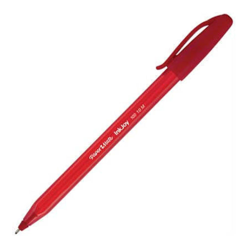 Paper Mate InkJoy 100 Ball Pen, 1.0mm, Red, Set of 12