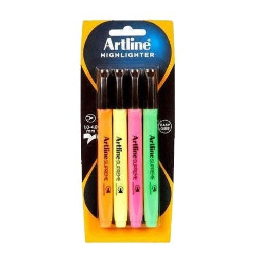 Artline EFB600 Highlighter, Set of 4