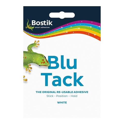 Bostik Blu Tack Mastic Adhesive, White, 60g