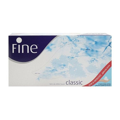 Fine Classic Sterilized Facial Tissues, 100 Sheets x 2Ply