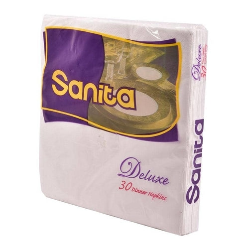 Sanita Deluxe Dinner Napkins, 40cm, 30 Napkins