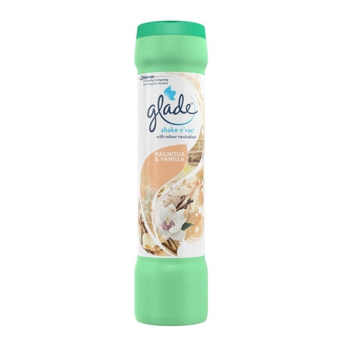 glade Shake 'n' Vac Carpet Freshener, Magnolia & Vanilla, 500g