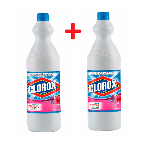 Clorox Original Bleach, Floral, 950ml, Pack of 2