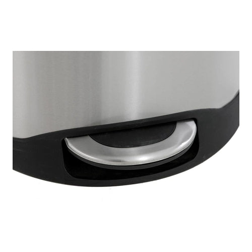 EKO Shell Bin Step Trash Bin, 30L, Matt Stainless Steel