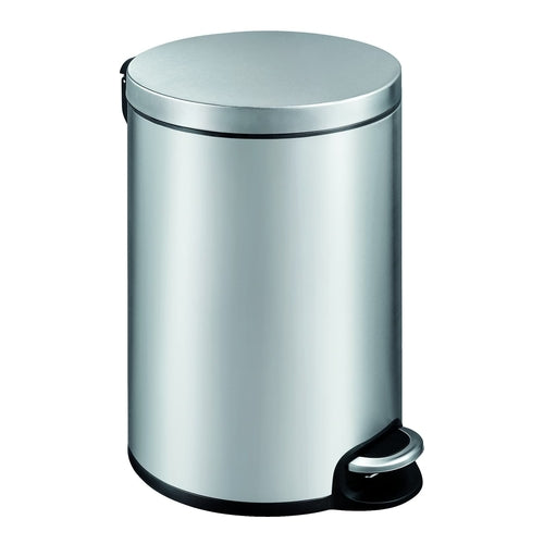 EKO Serene Step Trash Bin, 20L, Matt Stainless Steel