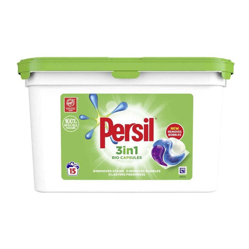 Persil 3in1 Bio Washing Capsules, 15 Capsules