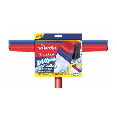 Vileda Wipe And Dry Floor Squeegee, 42cm