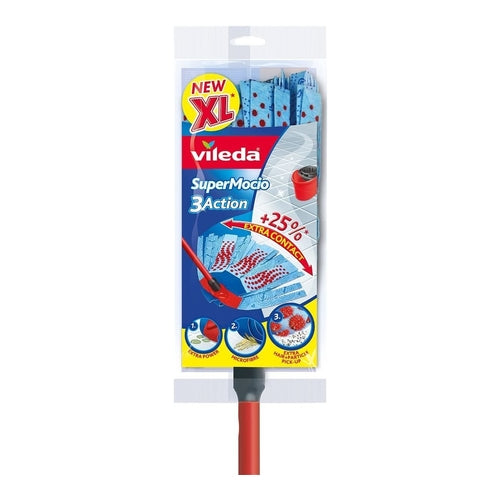 Vileda SuperMoci 3Action Floor Mop with Handle