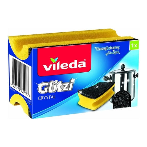 Vileda Glitzi Crystal Sponge Scourer, 1Pcs