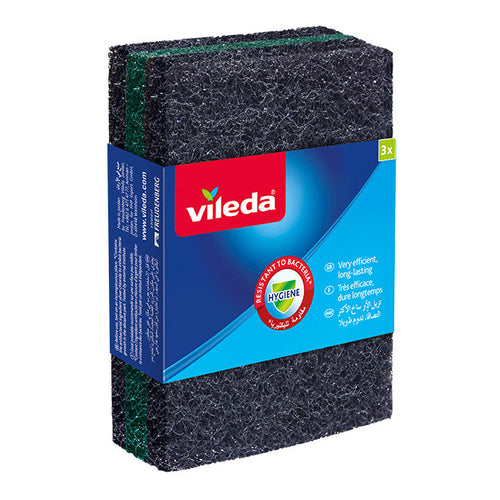 Vileda Ultra Fresh Pan Scourer, 3Pcs